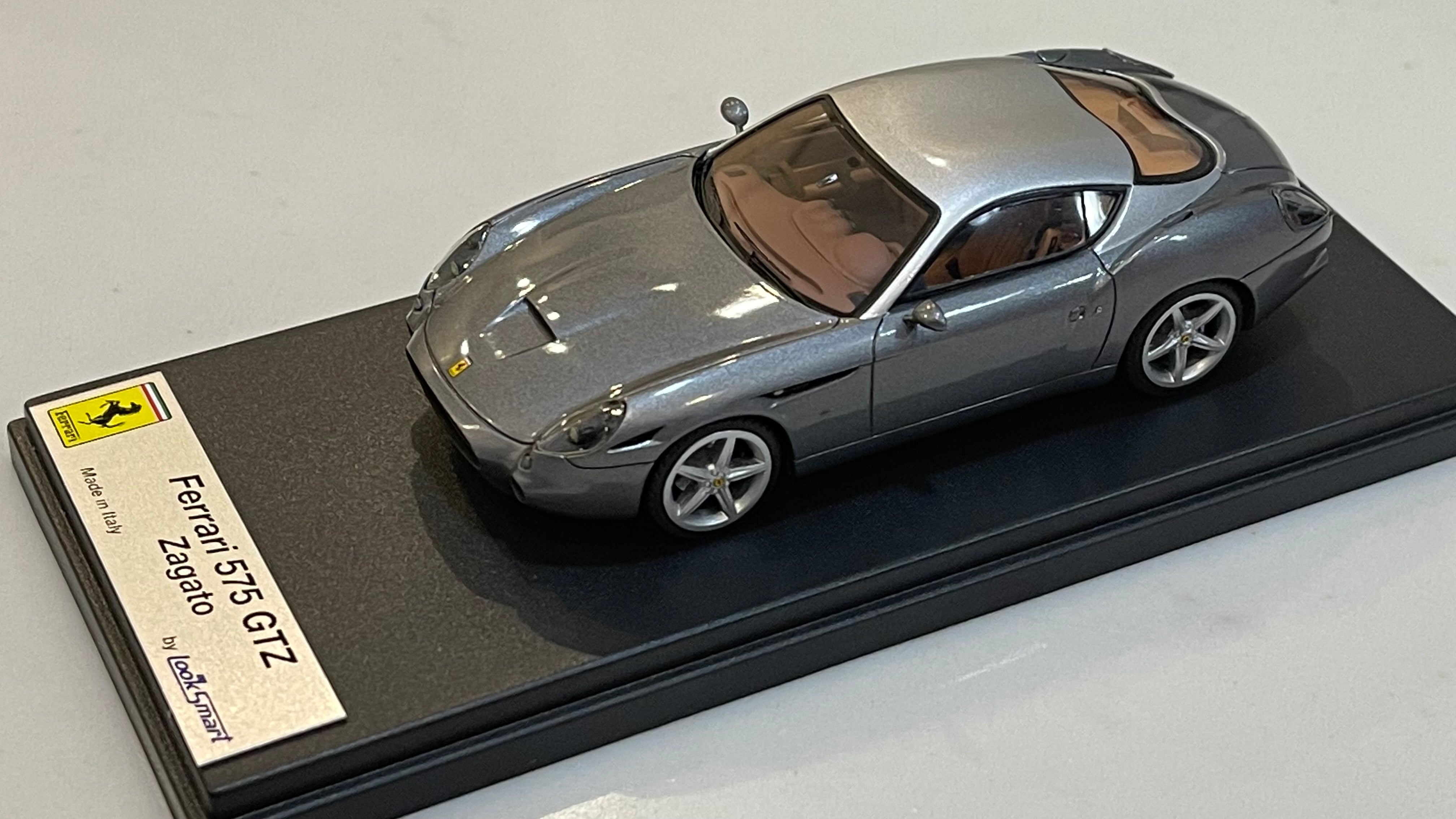 Looksmart 1/43 Ferrari 550 Barchetta GTZ Zagato 2008 Grigio Alfieri/Silver LS210A