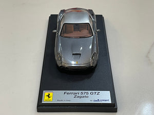 Looksmart 1/43 Ferrari 550 Barchetta GTZ Zagato 2008 Grigio Alfieri/Silver LS210A