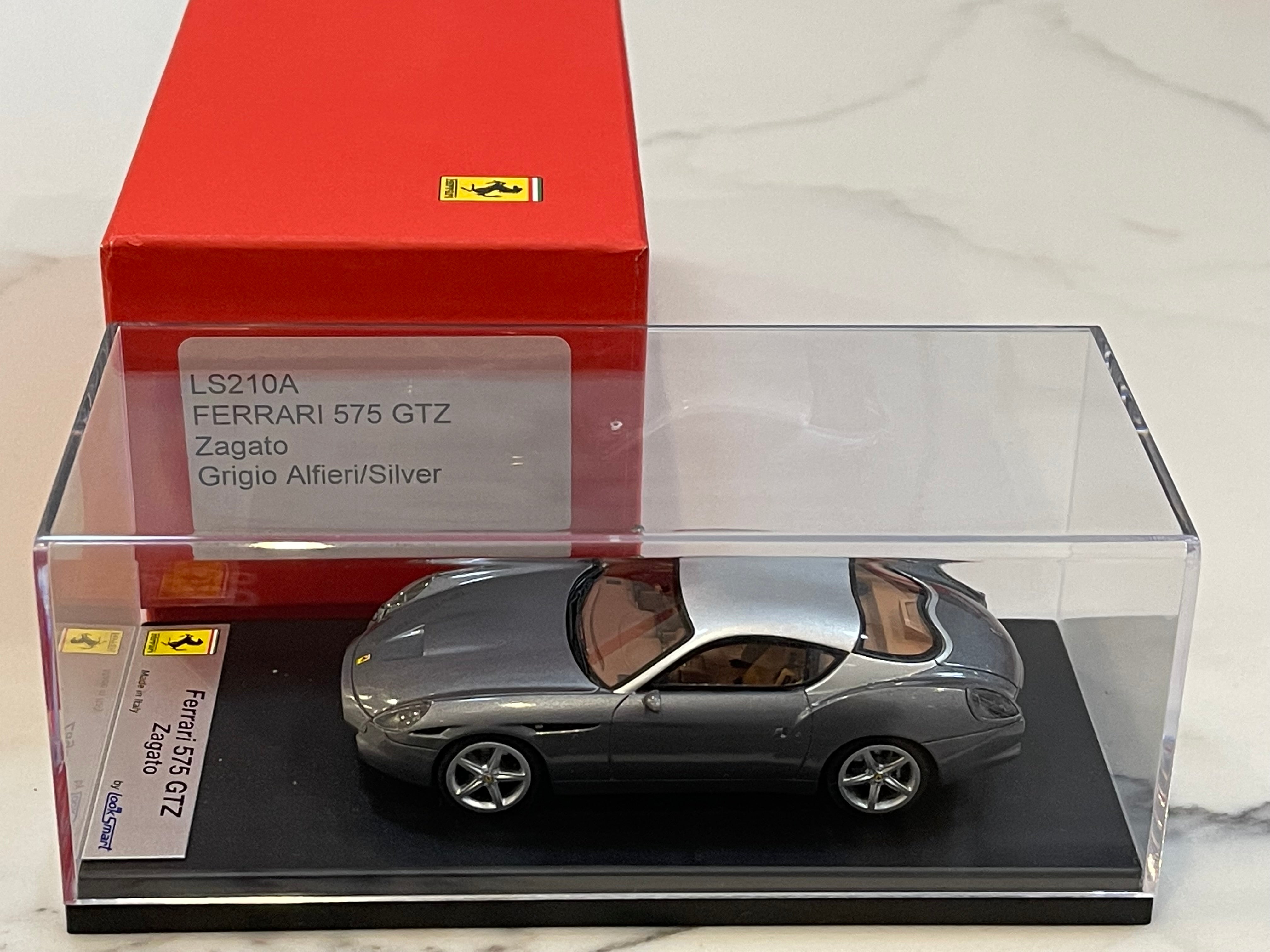 Looksmart 1/43 Ferrari 550 Barchetta GTZ Zagato 2008 Grigio Alfieri/Silver LS210A