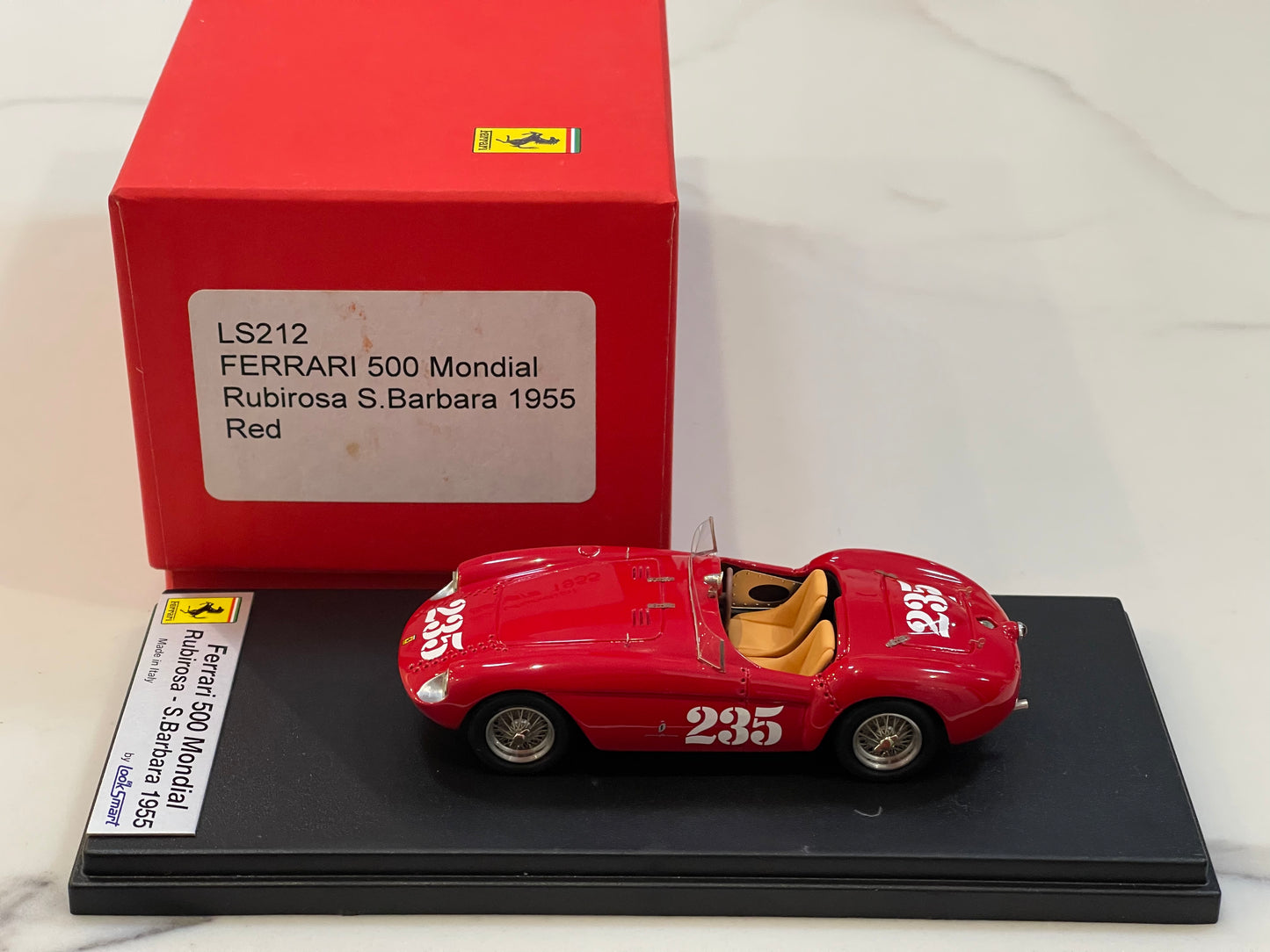 Looksmart 1/43 Ferrari 500 Mondial Rubirosa No. 235 1955 Red LS212