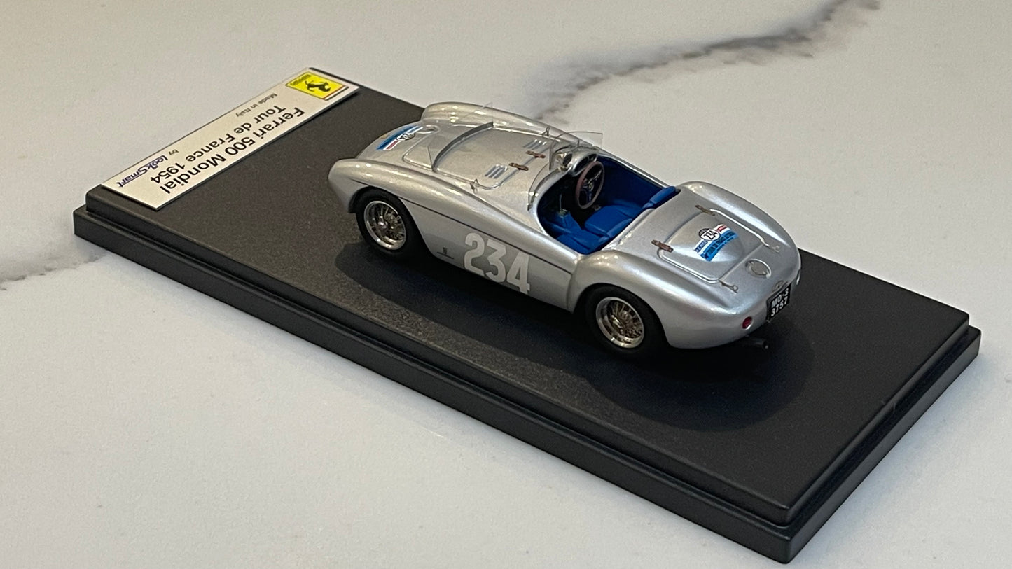 Looksmart 1/43 Ferrari 500 Mondial IV Tour de France No. 234 1954 Silver LS214