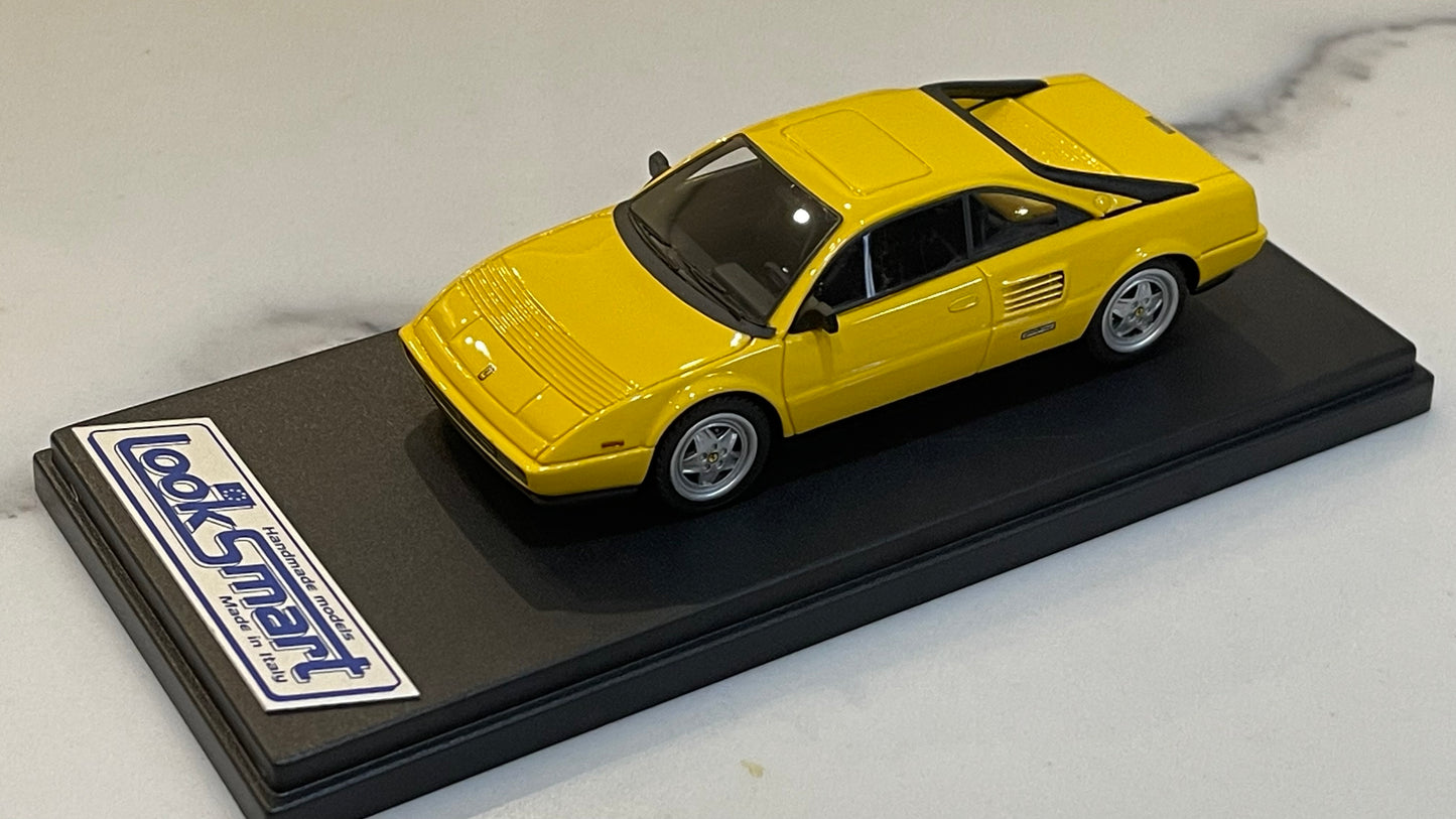 Looksmart 1/43 Ferrari Mondial T Coupe 1985 Yellow LS25C
