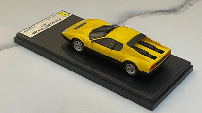 Looksmart 1/43 Ferrari 365 GT4/BB 1971 Yellow/Black LS295B