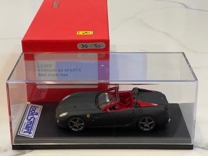Looksmart 1/43 Ferrari SA Aperta 2010 Matt Black LS383F