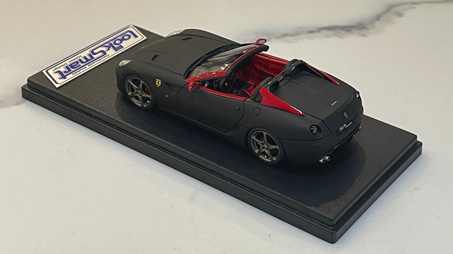 Looksmart 1/43 Ferrari SA Aperta 2010 Matt Black LS383F