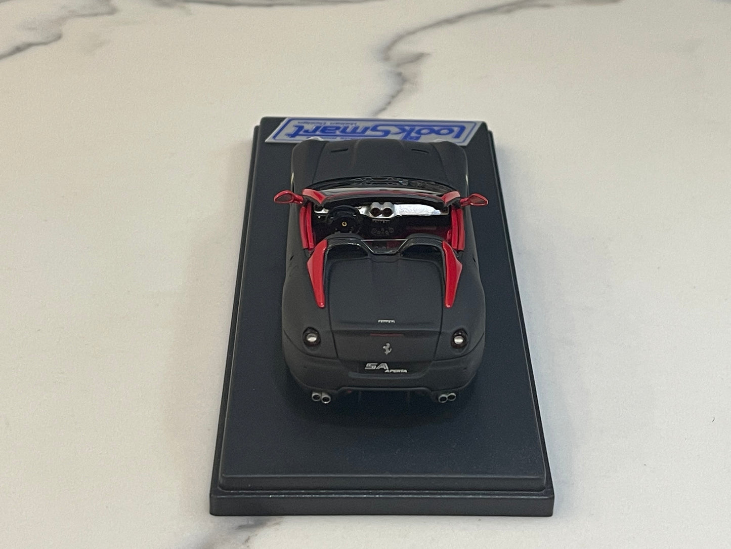 Looksmart 1/43 Ferrari SA Aperta 2010 Matt Black LS383F