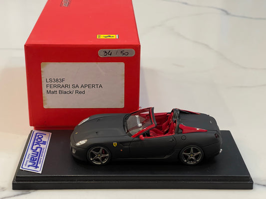 Looksmart 1/43 Ferrari SA Aperta 2010 Matt Black LS383F