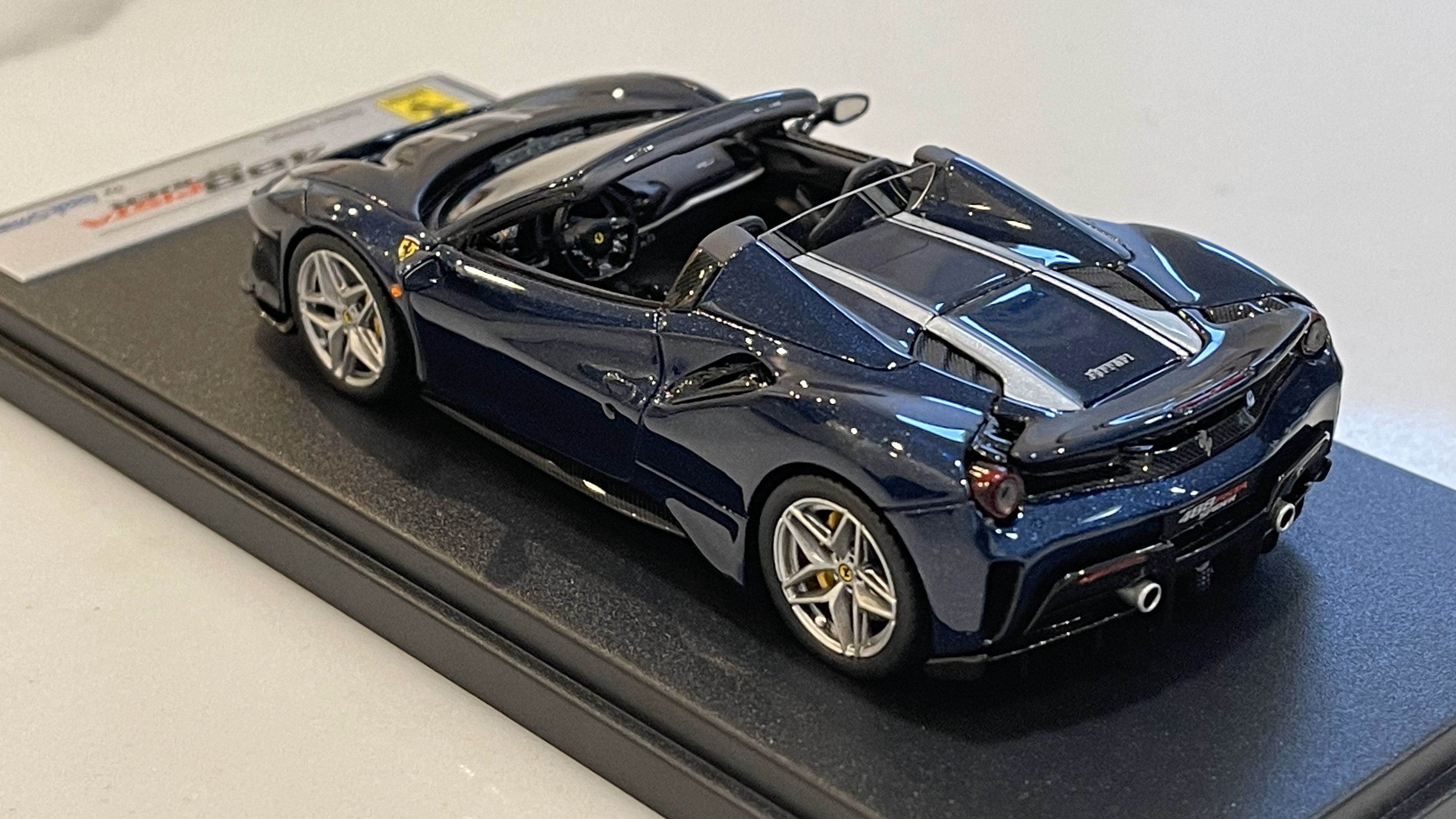 Looksmart 1/43 Ferrari 488 Pista Spider 2019 Blue Nart LS496C