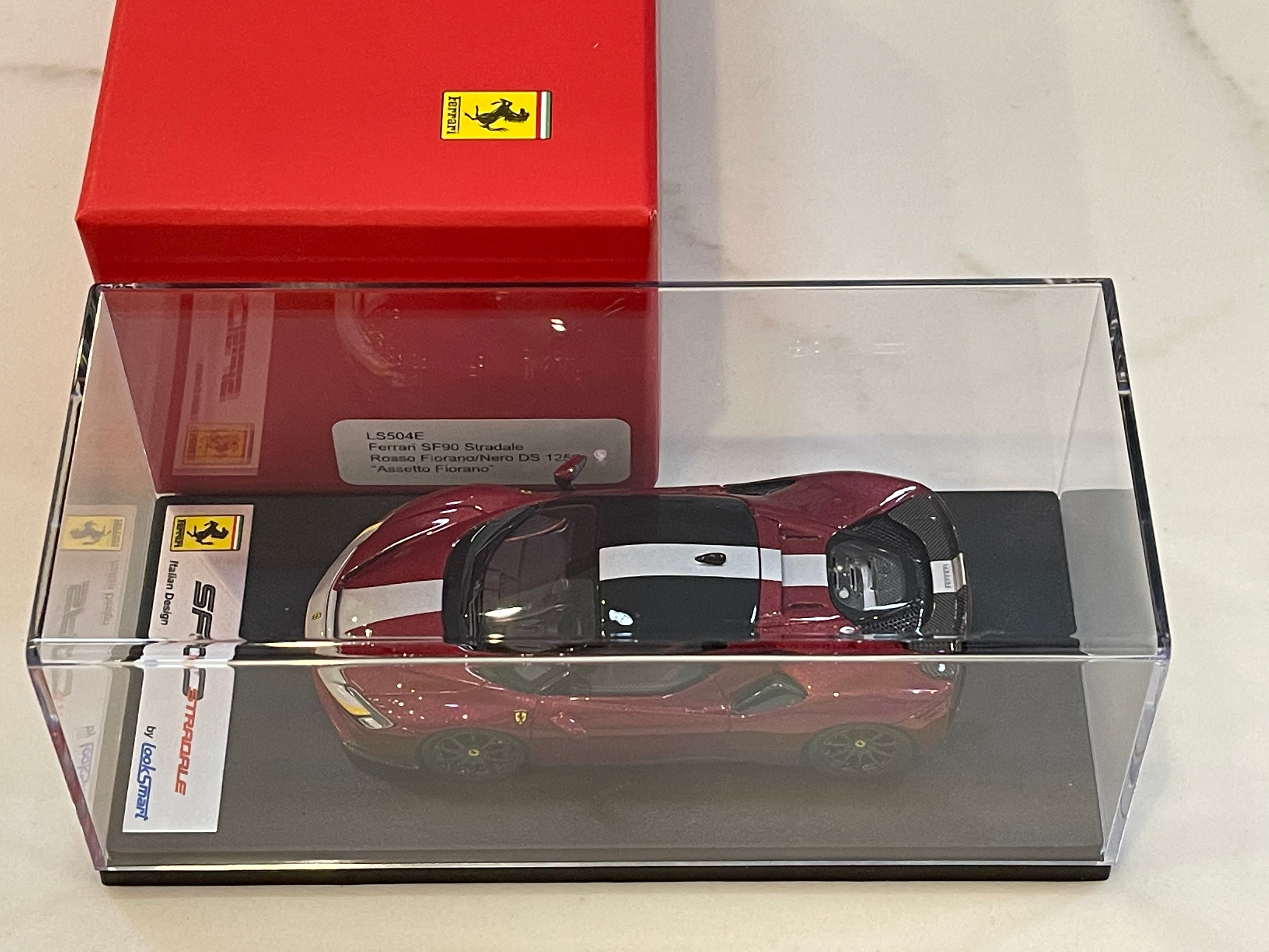 Looksmart 1/43 Ferrari SF90 Stradale Assetto Fiorano 2020 Rosso Fiorano LS504E