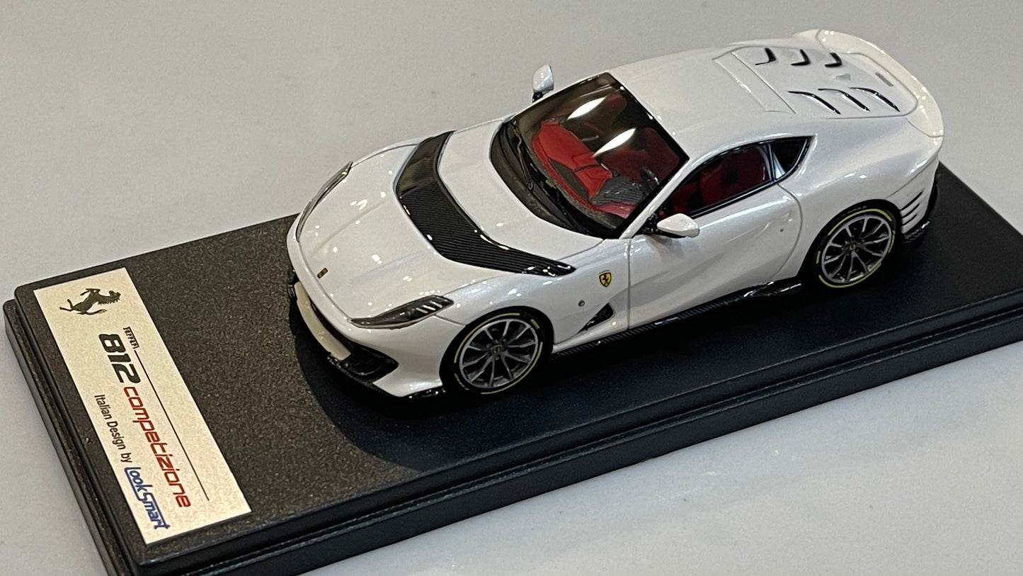 Looksmart 1/43 Ferrari 812 Compitizione 2022 Bianco Italia LS530B