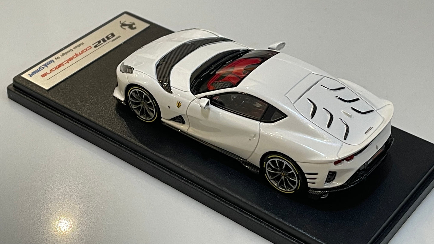 Looksmart 1/43 Ferrari 812 Compitizione 2022 Bianco Italia LS530B