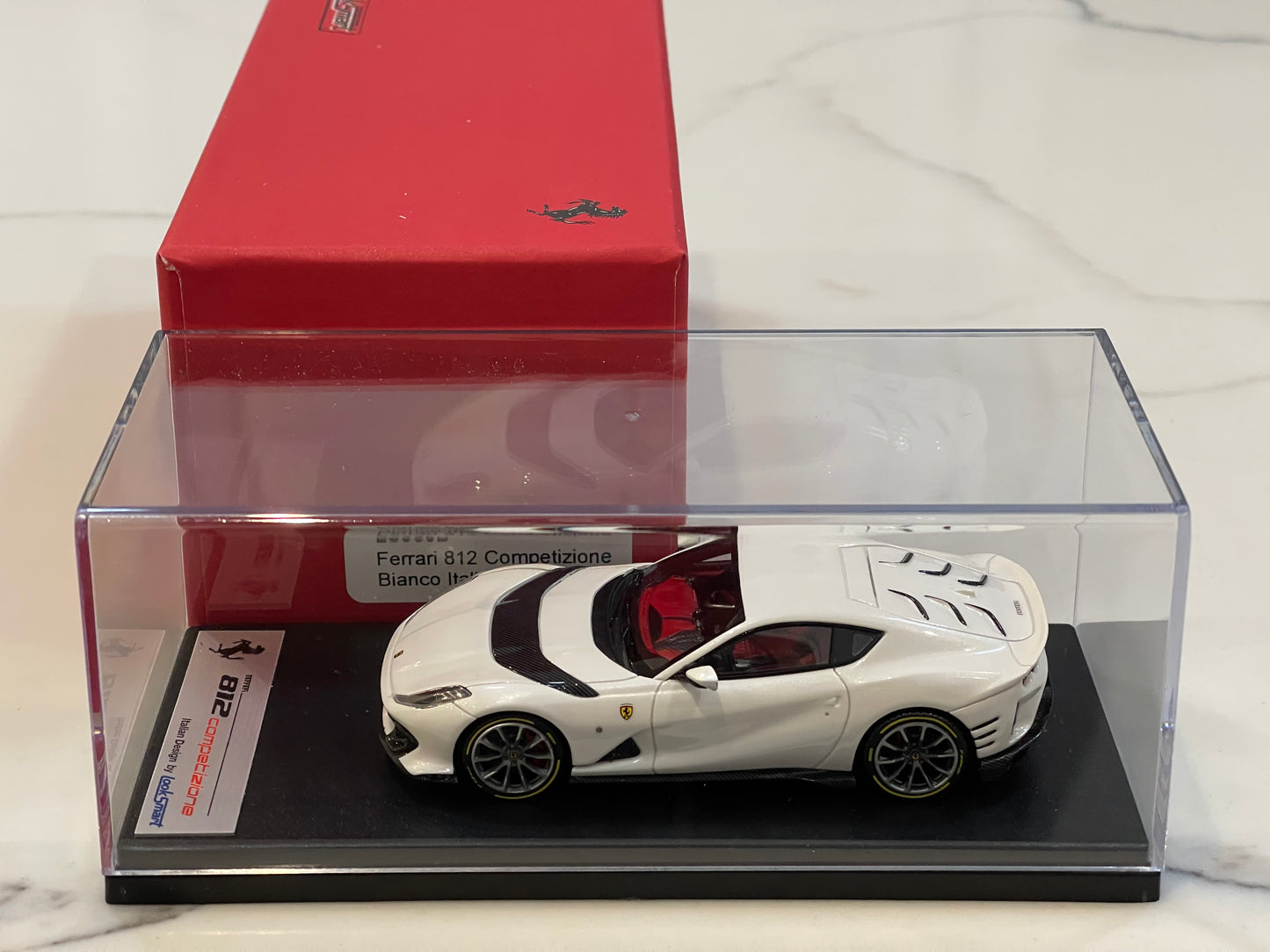 Looksmart 1/43 Ferrari 812 Compitizione 2022 Bianco Italia LS530B