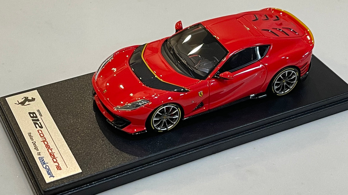 Looksmart 1/43 Ferrari 812 Compitizione 2022 Rosso Corsa LS530E