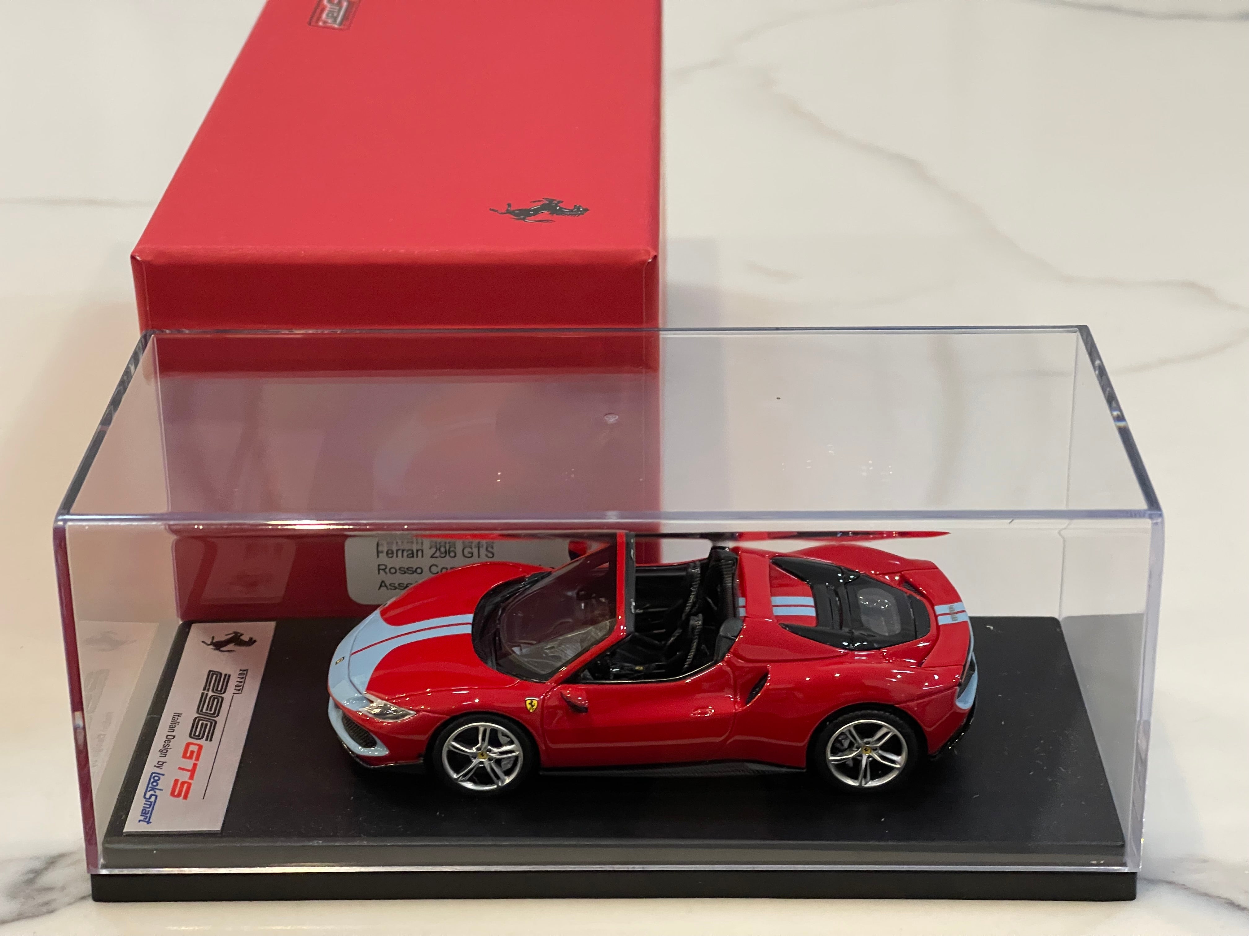 Looksmart 1/43 Ferrari 296 GTS 2020 Rosso Corsa LS538B