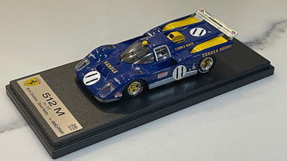 Looksmart 1/43 Ferrari 512 M 24 Hours Le Mans 1971 Blue No. 11 LSLM020