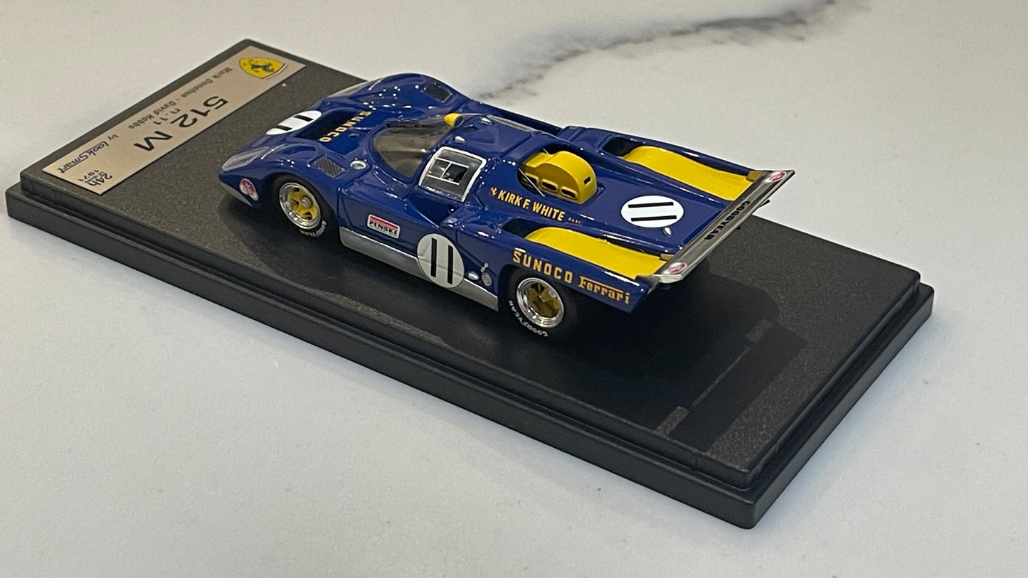 Looksmart 1/43 Ferrari 512 M 24 Hours Le Mans 1971 Blue No. 11 LSLM020