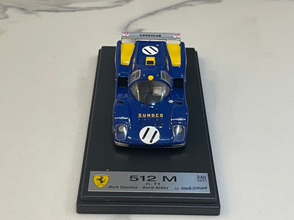 Looksmart 1/43 Ferrari 512 M 24 Hours Le Mans 1971 Blue No. 11 LSLM020