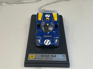 Looksmart 1/43 Ferrari 512 M 24 Hours Le Mans 1971 Blue No. 11 LSLM020