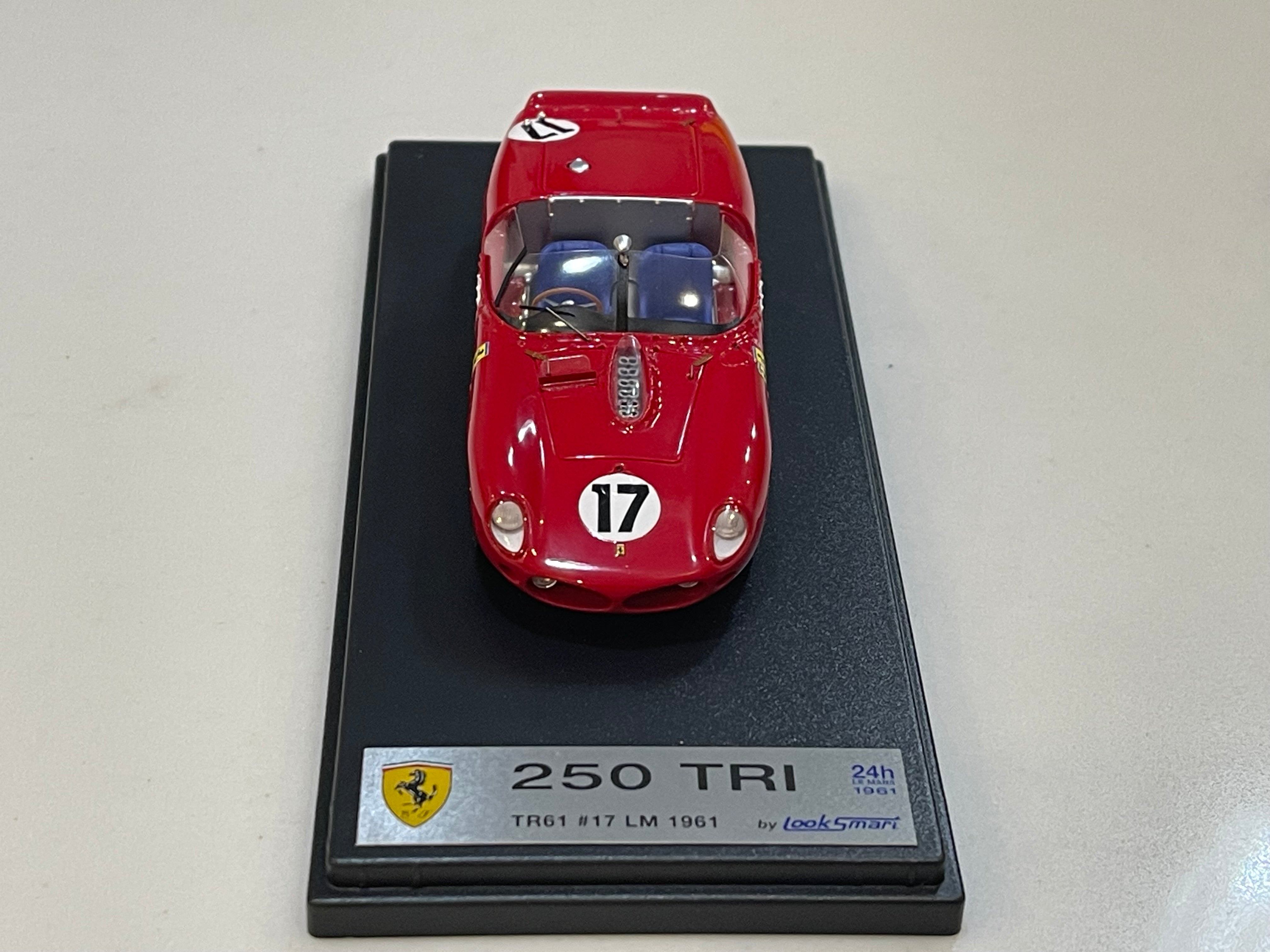 Looksmart 1/43 Ferrari 250 TRI TR61 24 Hours Le Mans 1961 Red No. 17 LSLM046