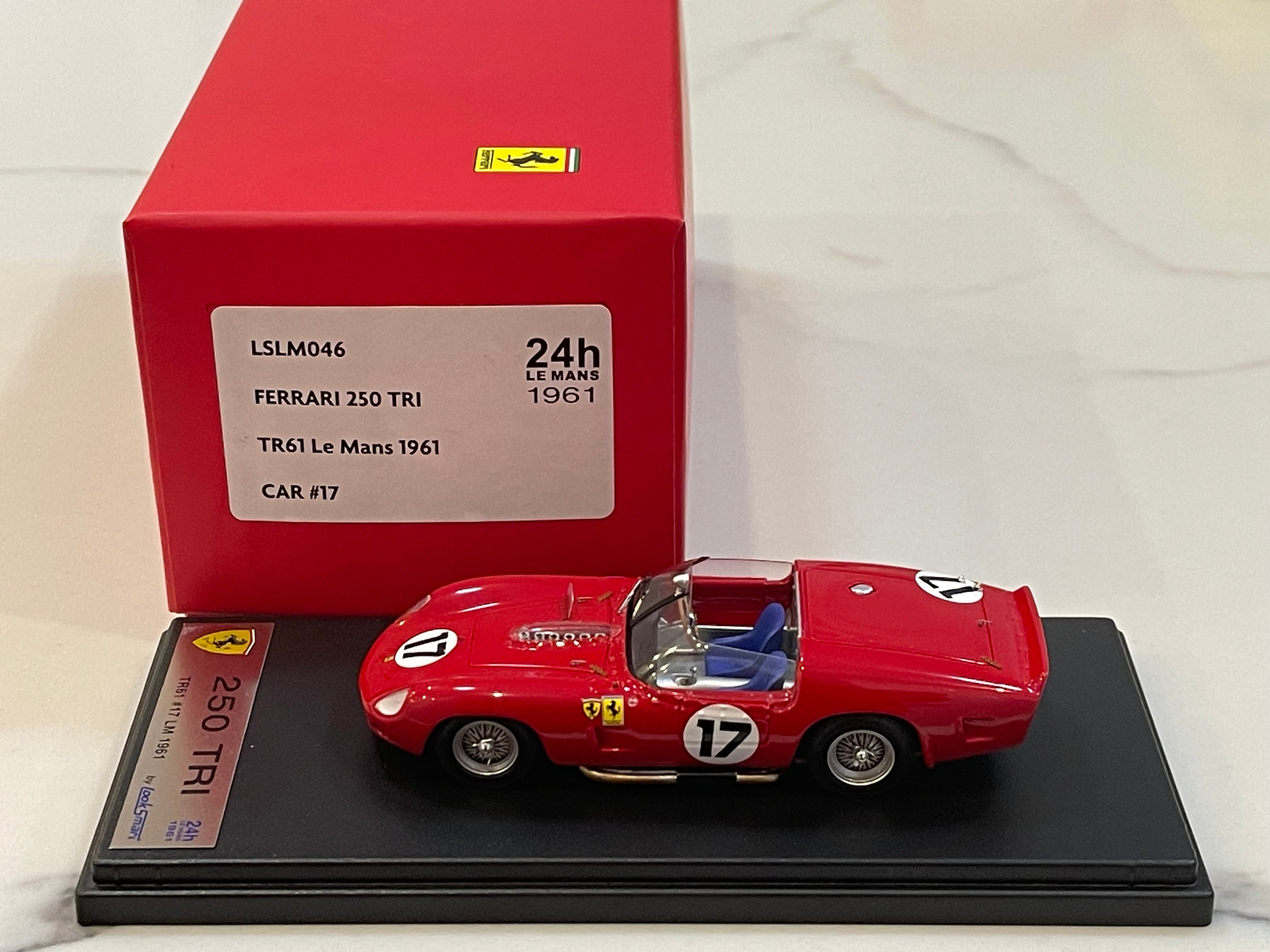 Looksmart 1/43 Ferrari 250 TRI TR61 24 Hours Le Mans 1961 Red No. 17 LSLM046