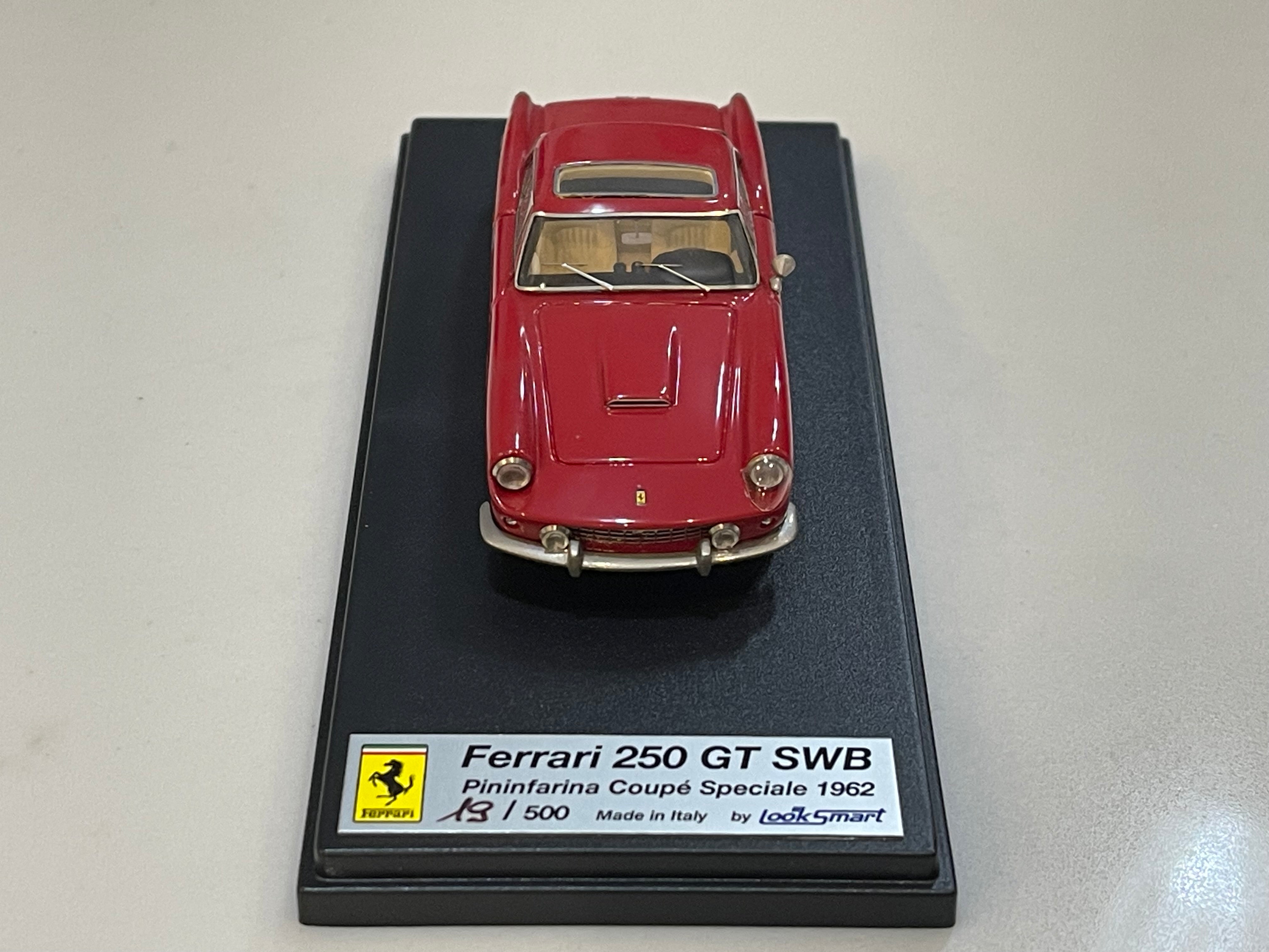 Looksmart 1/43 Ferrari 250 GT SWB Pininfarina Coupe Speciale 1952 Red LSLTD02