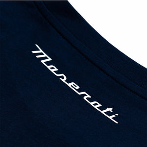 Maserati Trident T-Shirt Navy Blue