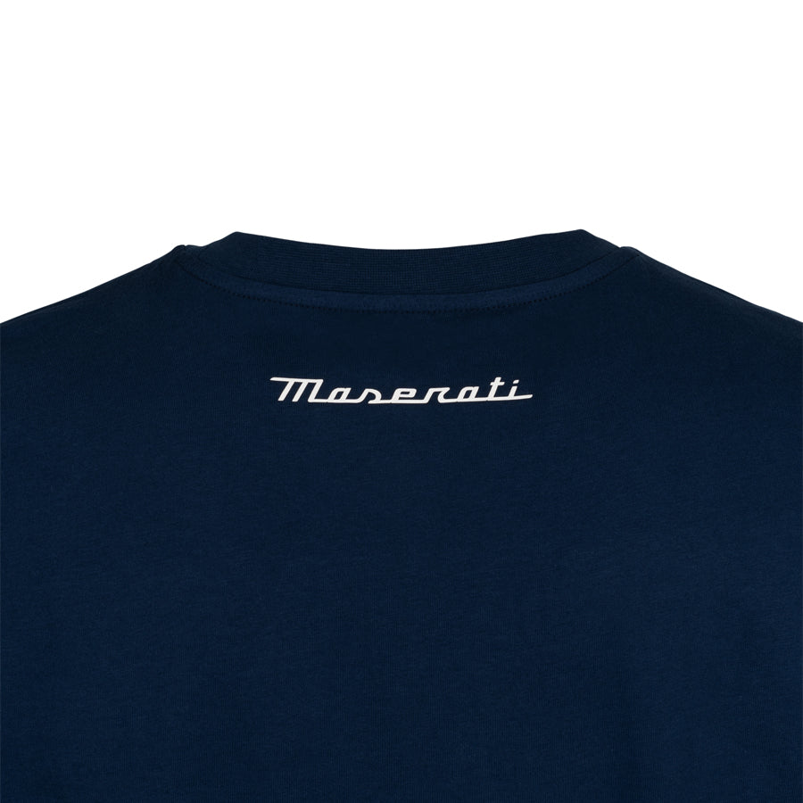Maserati Trident T-Shirt Navy Blue