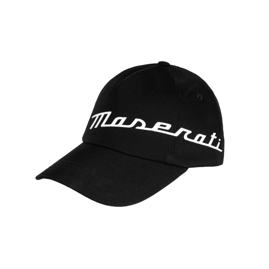 Maserati Rubber Print Hat Black