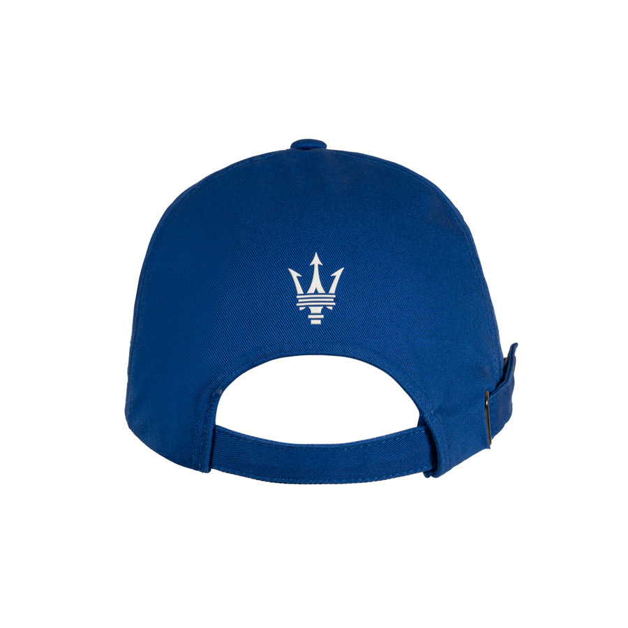 Maserati Rubber Print Hat Blue