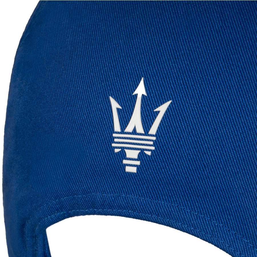 Maserati Rubber Print Hat Blue