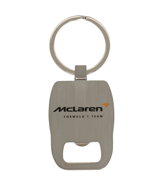 McLaren F1 Team Bottle Opener Keyring Silver