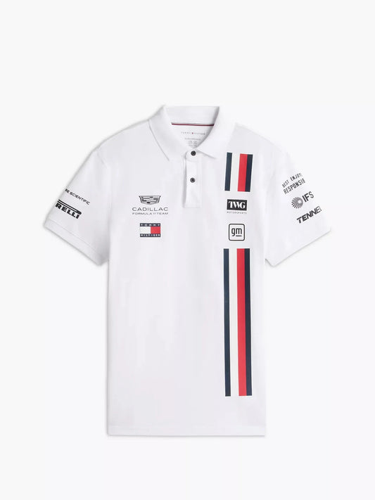 Cadillac F1 Racing 2026 Special Edition Silverstone British GP Team Polo Shirt White