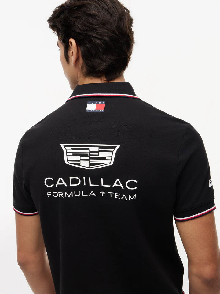 Cadillac F1 Racing 2026 Team Polo Shirt Black