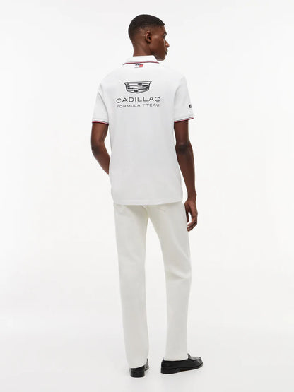 Cadillac F1 Racing 2026 Team Polo Shirt White