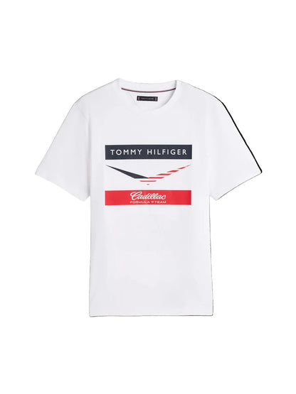 Cadillac F1 Racing 2026 Chevron T-Shirt White