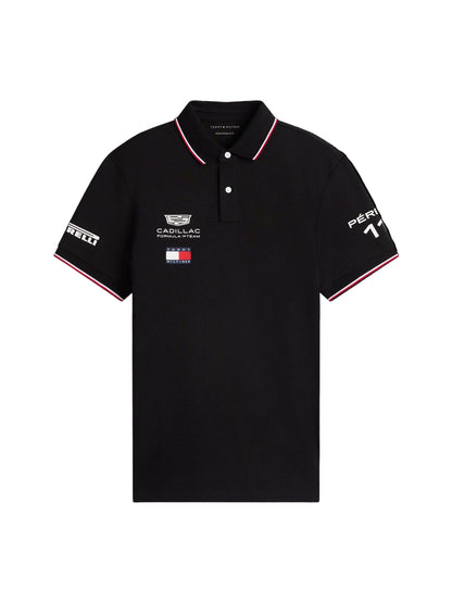 Cadillac F1 Racing 2026 Sergio "Checo" Perez Team Polo Shirt Black