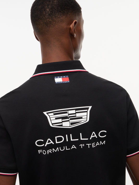Cadillac F1 Racing 2026 Sergio "Checo" Perez Team Polo Shirt Black