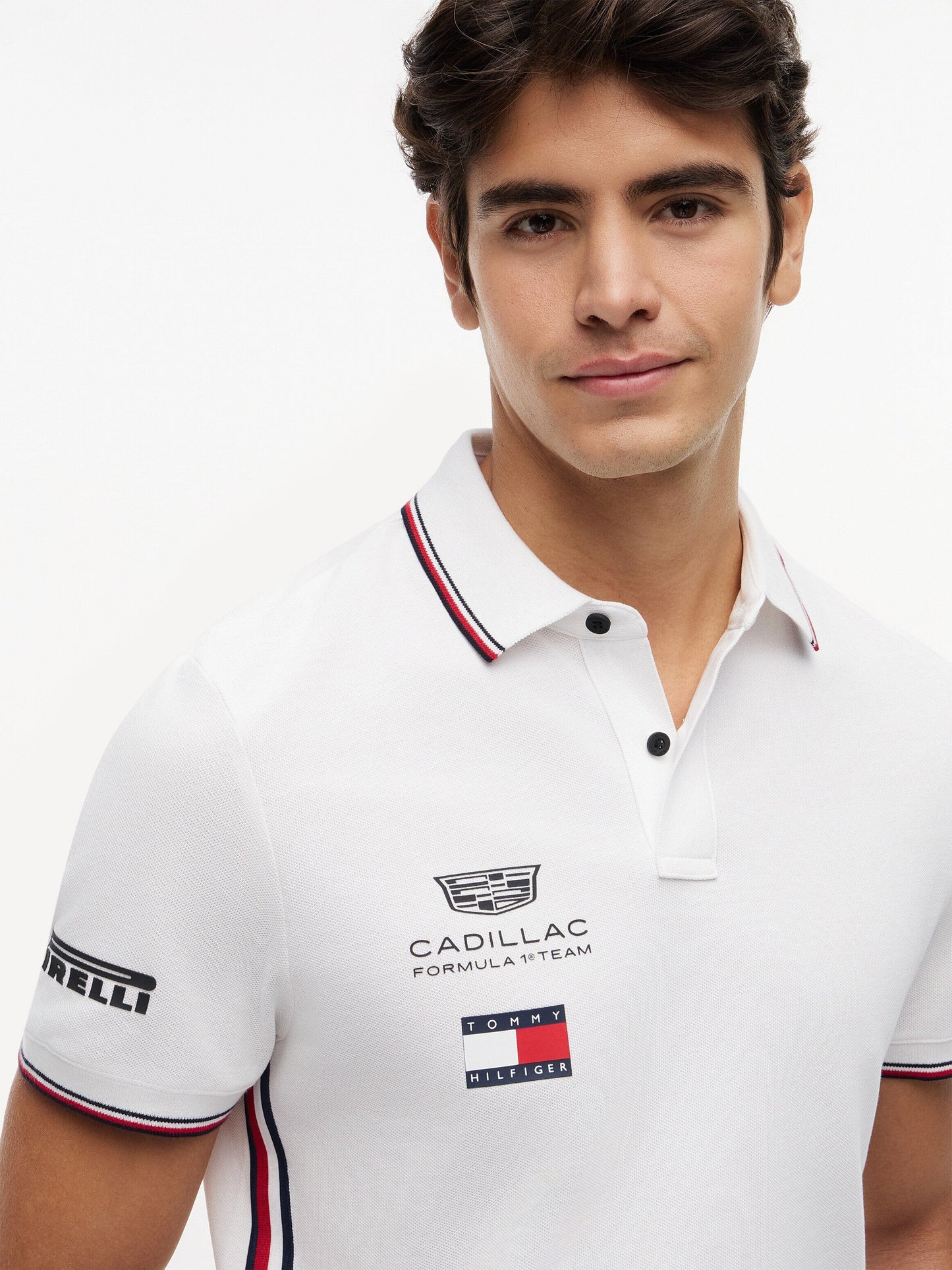 Cadillac F1 Racing 2026 Sergio "Checo" Perez Team Polo Shirt White