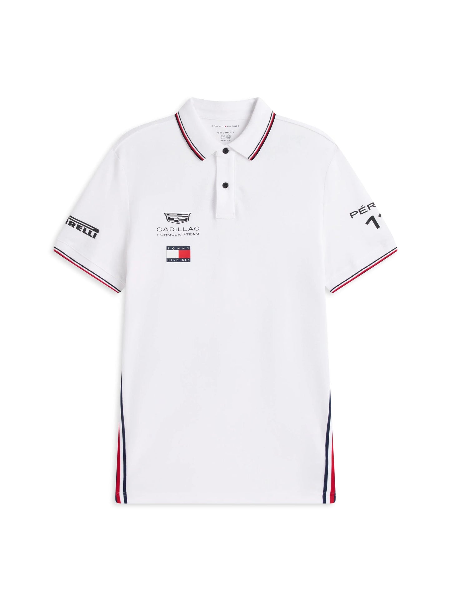 Cadillac F1 Racing 2026 Sergio "Checo" Perez Team Polo Shirt White