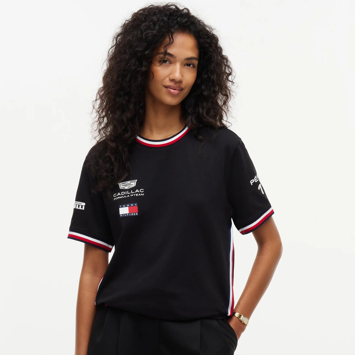 Cadillac F1 Racing 2026 Team Sergio "Checo" Perez T-Shirt Black