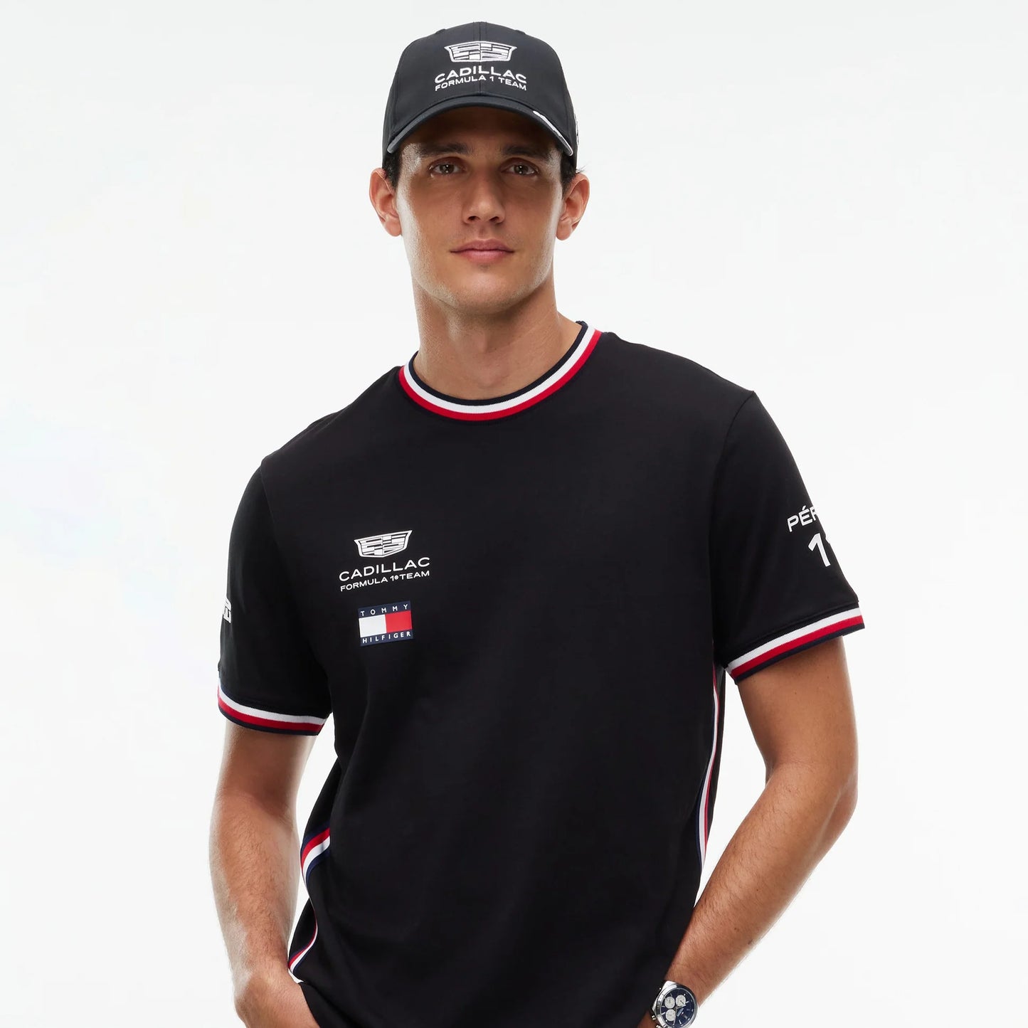 Cadillac F1 Racing 2026 Team Sergio "Checo" Perez T-Shirt Black