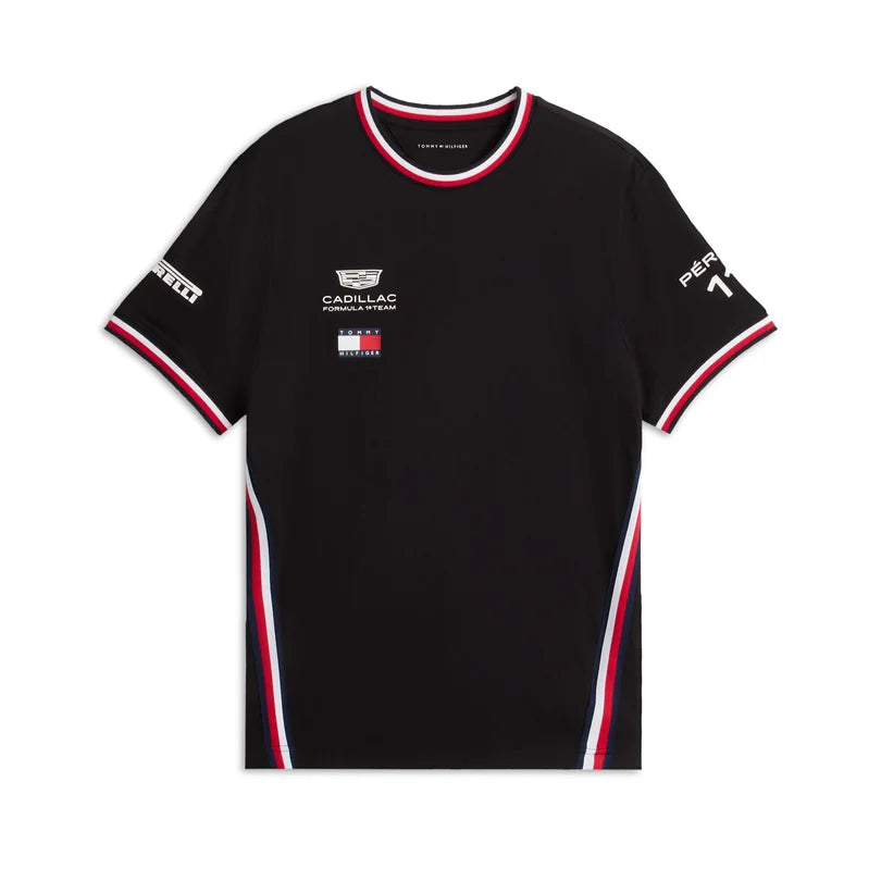 Cadillac F1 Racing 2026 Team Sergio "Checo" Perez T-Shirt Black