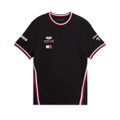 Cadillac F1 Racing 2026 Team Sergio "Checo" Perez T-Shirt Black
