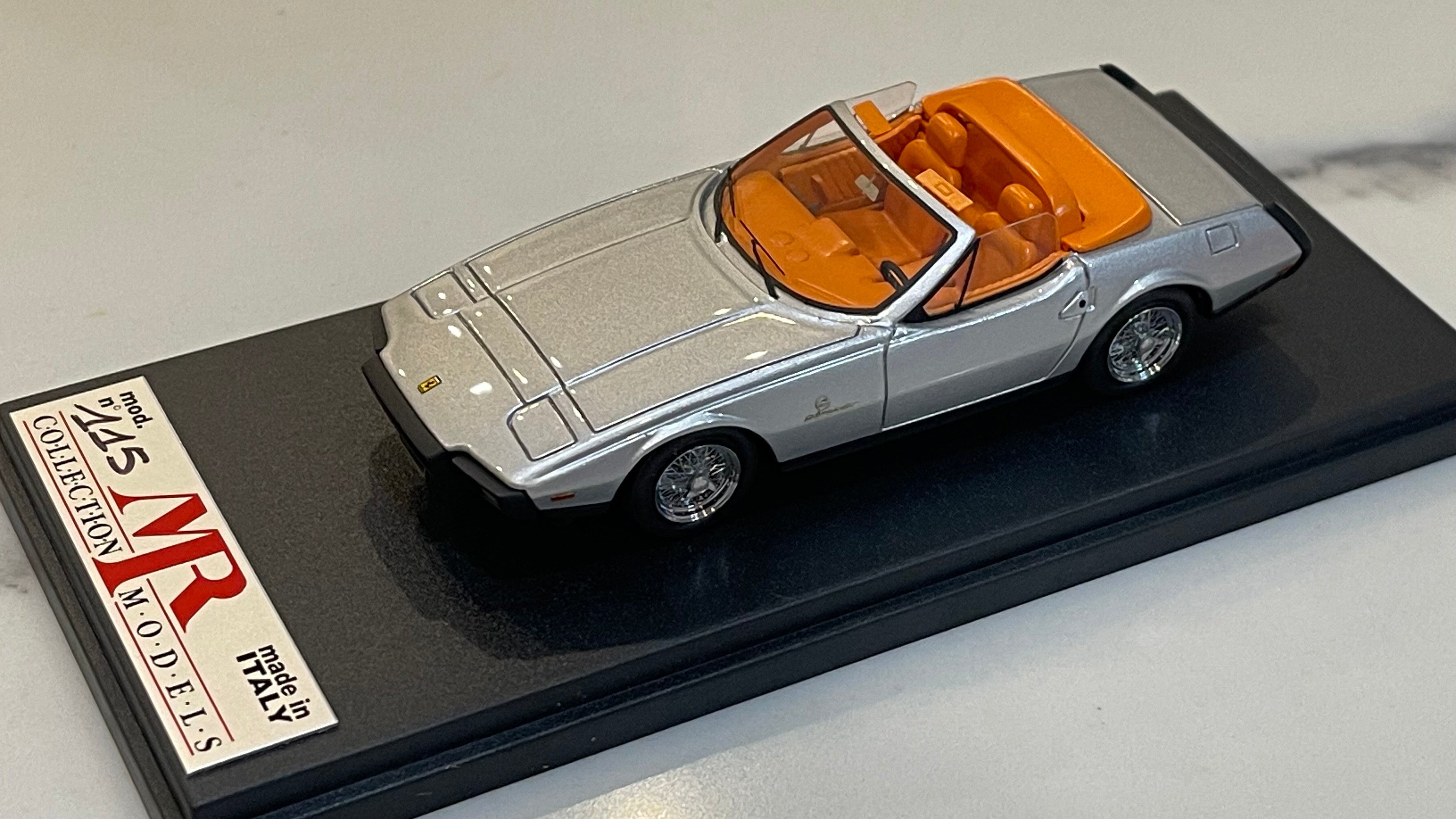 MR 1/43 Ferrari 365 GTB/4 Spider NART Open 1974 Steve McQueen Silver MR110A