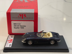 MR 1/43 Ferrari 250 GT Nembo Spyder 1966 Met. Blue MR111