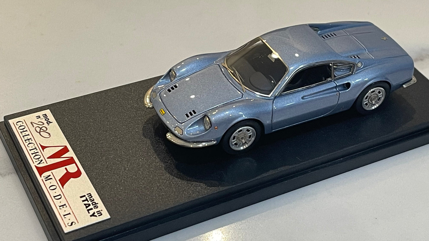 MR 1/43 Ferrari Dino 206 GT Special 1967 Met. Light Blue MR31B