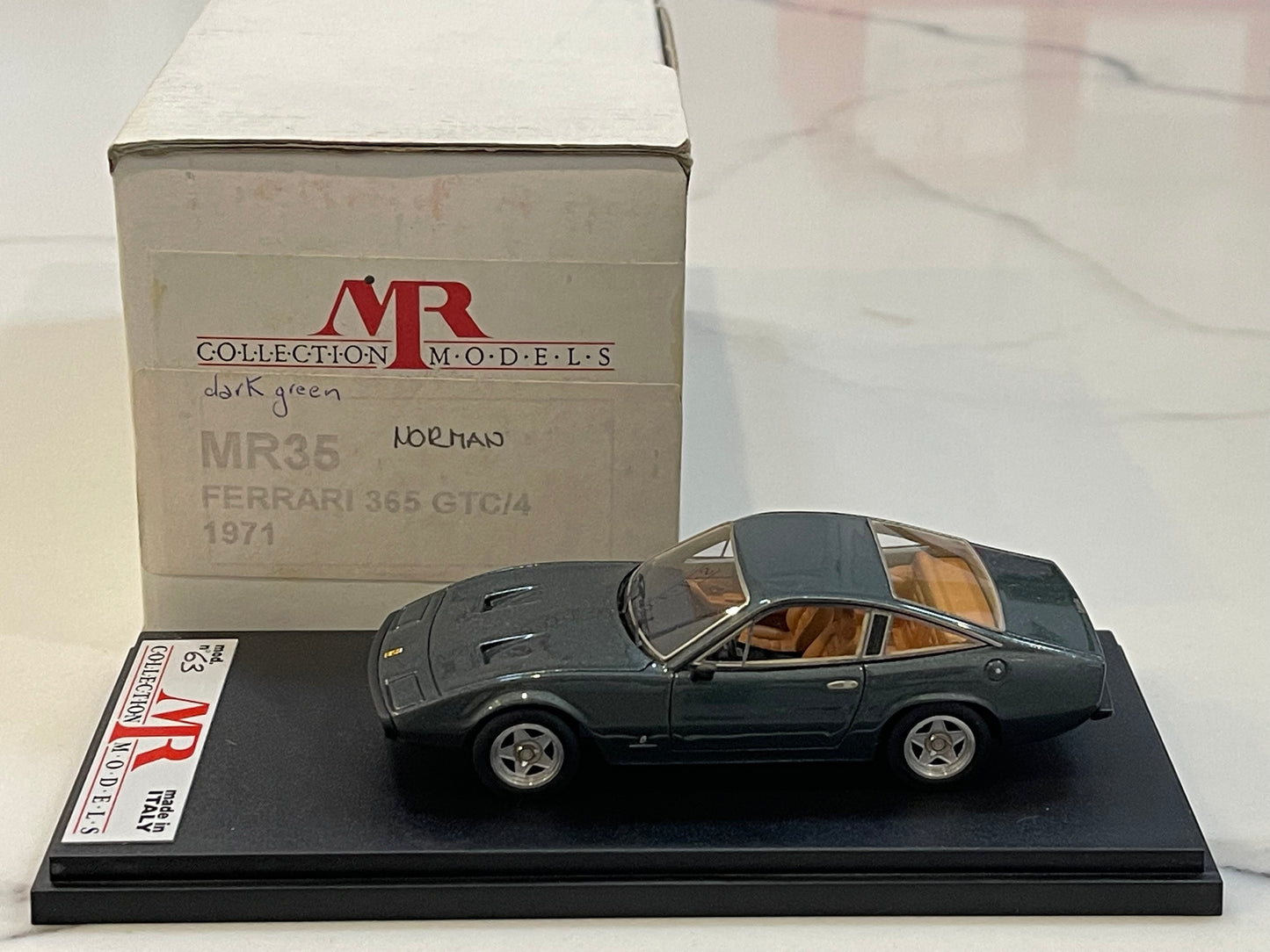 MR 1/43 Ferrari 365 GTC/4 1971 Dark Green MR35