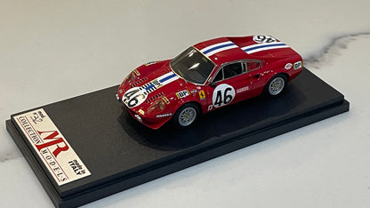 MR 1/43 Ferrari Dino 246 GT 24HR Le Mans 1972 Red No. 46 MR58