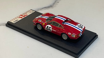 MR 1/43 Ferrari Dino 246 GT 24HR Le Mans 1972 Red No. 46 MR58