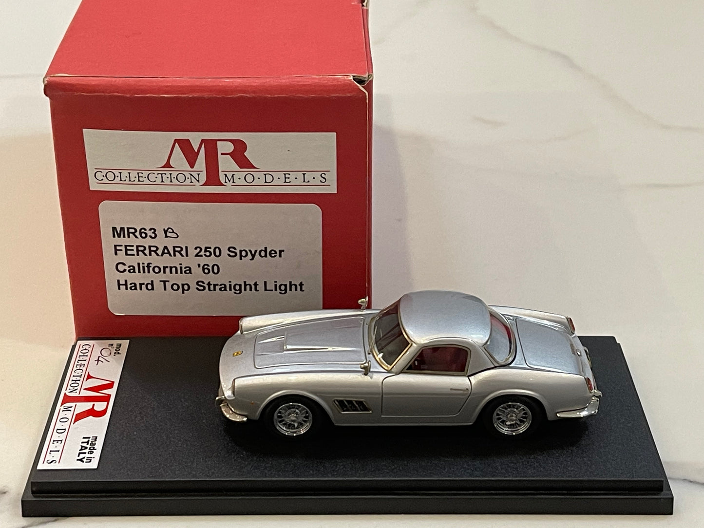 MR 1/43 Ferrari 250 GT California Spider HT 1960 Silver MR63B